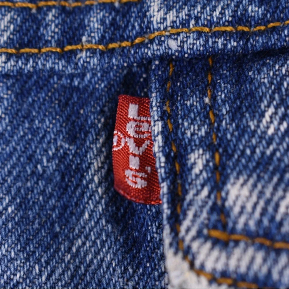 Vintage Levi’s Acid Wash Denim Trucker Jacket Made in USA L - Picture 9 of 14